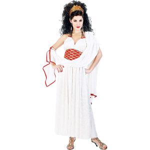 Hera Adult Halloween Costume Hera Costume, Hera Greek Goddess, Gladiator Costumes, Greek Costume, Grecian Dress, Greek Goddess Costume, Goddess Costume, White Halter Dress, Costume Collection