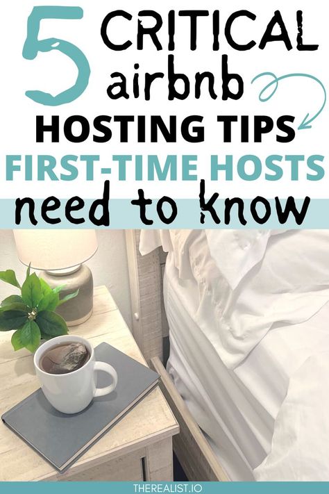 Save Time & AVOID Frustration With These 5 Airbnb Hosting Tips For First-Time Airbnb Hosts Airbnb Checklist, Hosting Hacks, Airbnb Superhost, Airbnb Hosting, Hosting Tips, Airbnb House, Airbnb Rentals, Feeling Scared, Airbnb Host