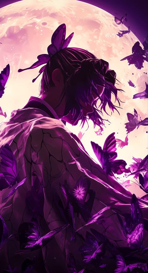 【SHINOBU】 ⁀➷ Wallpaper ✪ Shinobu Wallpaper, Interior Design Fashion, Tshirt Custom, Recent Anime, Anime Butterfly, Shinobu Kocho, Demon King Anime, Cute Emoji Wallpaper, Anime Artwork Wallpaper