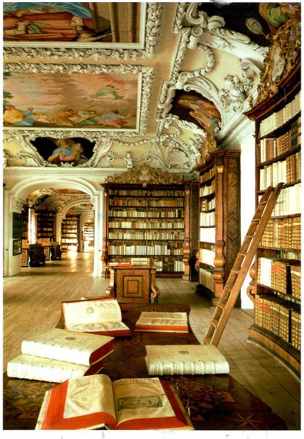 Kremsmünster Abbey Library, Austria by alessandralee, via Flickr Dream Library, Beautiful Library, Old Library, Home Libraries, Home Library, Book Nooks, Library Books, My Dream Home, Bookstore