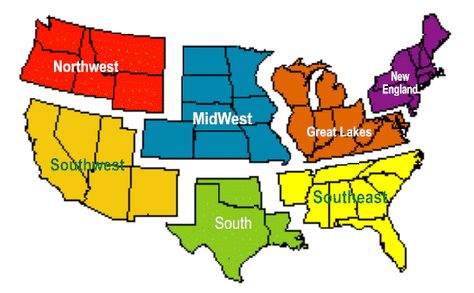 Geography Regions Of The United States, United States Regions, Teaching American History, 3rd Grade Social Studies, Cc Cycle 3, Teaching Esl, Homeschool Geography, Cross Country Trip, Maps For Kids