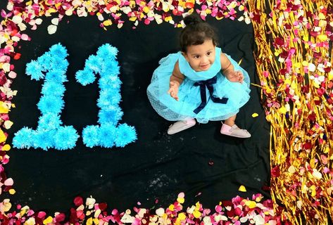 DIY 11th month baby photoshoot 11th Month Baby Photoshoot Ideas, Month Baby Photoshoot Ideas, Diy Baby Photoshoot, Baby Photoshoot At Home, Baby Photoshoot Ideas, Photoshoot At Home, Newborn Baby Photoshoot, Diy Baby, Baby Photoshoot