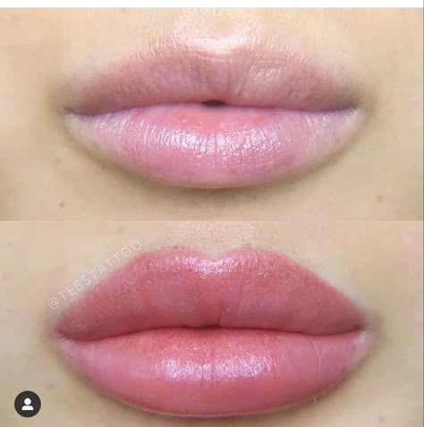 Lip Color Tattoo, Lip Permanent Makeup, Beauty Enhancement, Lip Blushing, Permanente Make-up, Lips Inspiration, Face Fillers, Botox Lips, Lip Blush