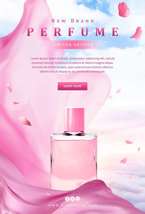 Link PSD 1: https://pikbest.com/templates/rose-perfume-poster-ads-with-pink-silk-cloth_3050801.html   ***   Link PSD 2: https://lovepik.com/image-450032908/pink-trendy-rose-perfume-promotion-poster.html Perfume Promotion Poster, Perfume Ads Creative Design, Perfume Poster Advertising, Perfume Design Poster, Perfume Ads Design, Perfume Advertisement Poster, Perfume Poster Design Ideas, Beauty Product Poster, Perfume Ads Creative