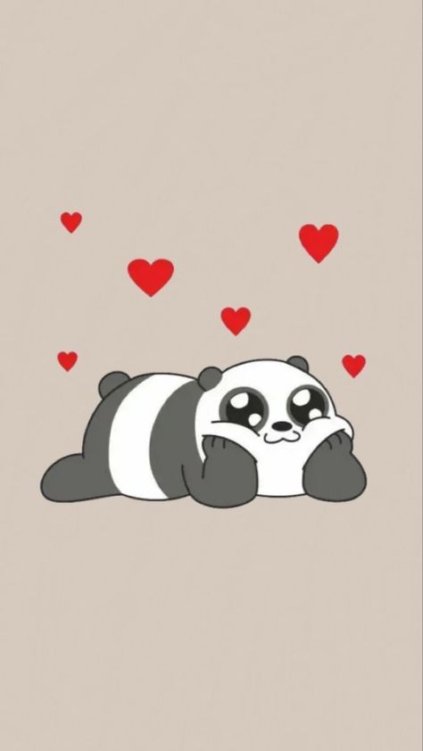 Wallpaper Panda, Best Cartoon Characters, Me Highlight Cover Instagram Aesthetic, Pencil Drawings Of Flowers, Fall In Love Again, Panda Drawing, In Love Again, Funny Baby Quotes, Panda Art