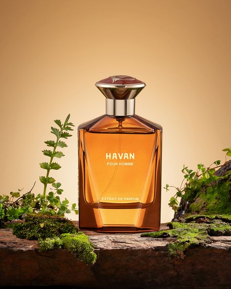 HAVAN – A unique fragrance captured in a rustic, sunlit scene that mirrors its warm, woody, and sweet notes. The interplay of light and earthy textures brings out the perfume’s deep, comforting essence, evoking the soothing aroma of a puja havan. Shot for luxury perfume brand: 'Fragrance Story USA' Photography: @swetashuklastudio Styling Team: @swetashuklastudio @megha.paliwal_ #fragrance #perfumephotographyindia #perfumestylist #perfumestyling #fragrancephotography #productphotography #p... Woody Perfume Photography, Fragrance Advertising, Earthy Textures, Usa Photography, Woody Perfume, Fragrance Photography, Perfume Photography, Social Media Advertising Design, The Perfume