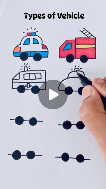 Creative Drawing for kids on Instagram: "Easy Vehicle Drawing for Kids🚗🚌🚐🚛🚔🚒 
#reels #draw #drawing #artwork #artgallery #art" Easy Vehicle Drawing For Kids, Easy Fall Drawings For Kids, Easy Car Drawing For Kids, How To Draw A Car Step By Step, Vehicles Drawing For Kids, Car Drawings Easy, Drawing For Kids Easy Children, Car Drawing For Kids, Vehicle Drawing