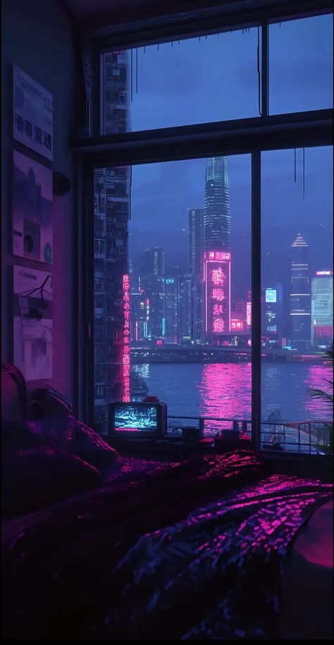 Urban Lifestyle Aesthetic, Synthwave Aesthetic Room, Neon City Wallpaper, Cybercore Pink, Synthwave Background, Vice Aesthetic, Synthwave Wallpaper, Scenic Aesthetic, Cyberpunk Background