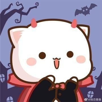 Halloween Profile Pics, Muka Lelaki, Wonder Art, Chibi Cat, Image Chat, Holiday Icon, Ghost Cat, Halloween Drawings, Cat Icon