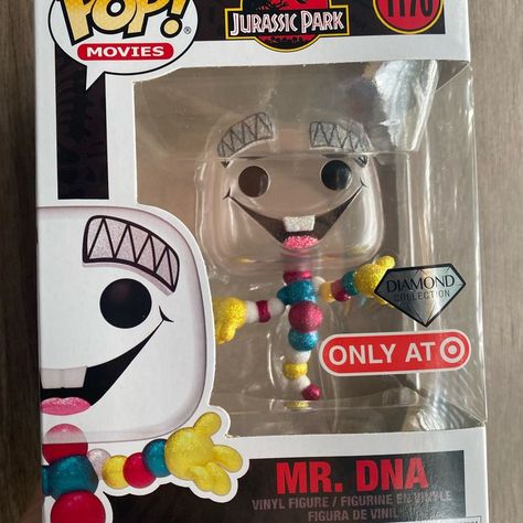 ✅CLICK THE LINK!⬆️ Get your hands on this exclusive Jurassic Park Diamond Mr. DNA Funko Pop! Only available at Target! #jurassicpark #funko #pop . #Mr_Dna #Andy_Davis #Funko_Pop_Box #Игрушки_Funko_Pop Cute Funko Pops, Mr Dna, Disney Funko Pop, Star Wars Funko Pop, Marvel Funko Pop, Funko Pop Box, Best Funko Pop, Игрушки Funko Pop, Funko Pop Exclusives