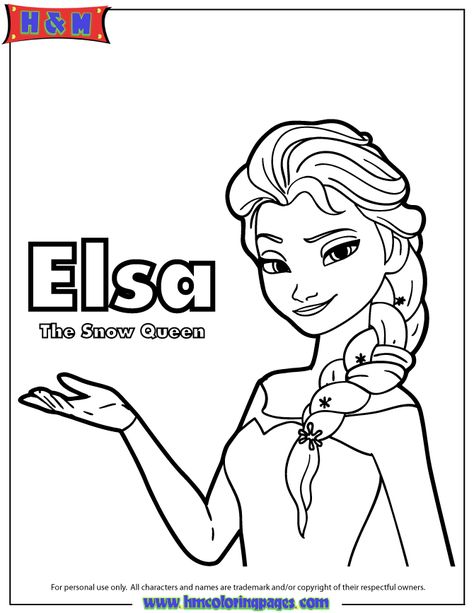 Elsa Is Annas Older Sister Coloring Page | H & M Coloring Pages Elsa Template, Elsa Outline, Elsa Cartoon, Disney Coloring Pages Printables, Belle Coloring Pages, Elsa Coloring, Elsa Coloring Pages, Disney Princess Toys, Frozen Coloring Pages