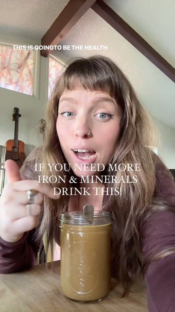 Rebekah Faith Moyer on Instagram: "I’m increasingly eating like a pilgrim woman but honestly something had to fuel their mass traipsing across the continent and I’m guessing it was molasses… . . . #adrenalcocktail #adrenalhealth #ironrichfoods #healthybeverages" Molasses Drink Recipes, Black Strap Molasses Drink, Blackstrap Molasses Drink, Mucusless Diet Food List, Black Strap Molasses Benefits, Black Strap Molasses Recipes, Molasses Drink, Blackstrap Molasses Benefits, Molasses Coffee