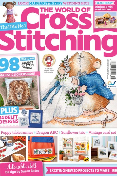 Womens Crafts, World Of Cross Stitching Magazine, Margaret Sherry, Knitting Quilt, The World Of Cross Stitching, China Russia, Stitching Ideas, Cross Stitch Magazines, Cross Stitch Books