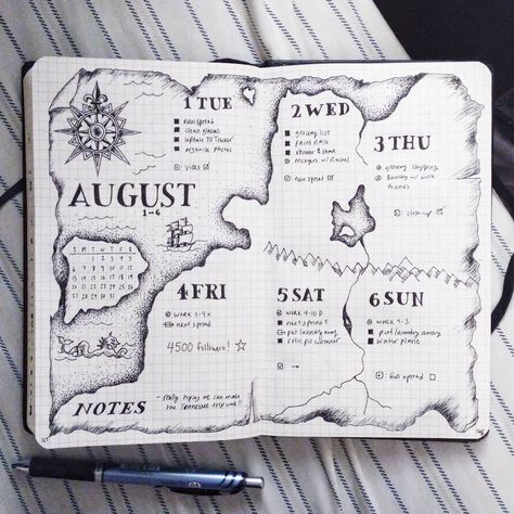 47+ Game of Thrones Themed Bullet Journal Spreads | My Inner Creative #gameofthrones #GOT #jonsnow #khaleesi #westeros #danearys #stormborn #thenightking #bulletjournal #bujo #bulletjournaltheme #bulletjournalspread Weekly Log, Bullet Journal Spreads, Buried Treasure, Journal Spreads, Bullet Journal Mood, Bullet Journal Aesthetic, Bullet Journal Notebook, Bullet Journal Themes, Bullet Journal Writing