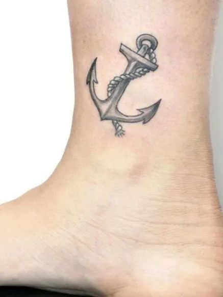 43 Popular Anchor Tattoos: Designs, Meanings, And More. Navy Anchor Tattoos, Hope Tattoos, Tattoos Strength, Tattoos Arrow, Tattoos Anchor, Feminine Anchor Tattoo, Small Anchor Tattoos, Rope Tattoo, Navy Tattoos