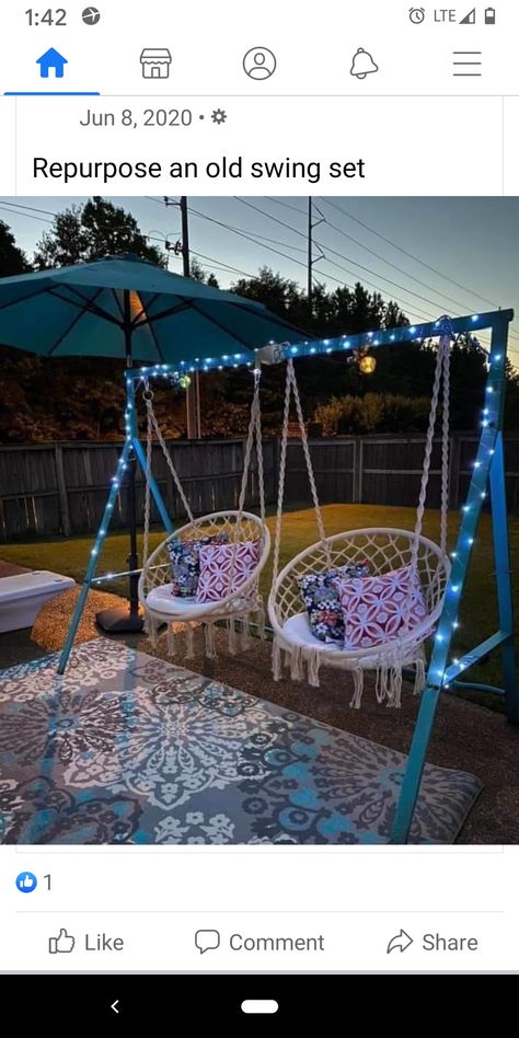 Teen Outdoor Hangout, Outdoor Hangout Ideas, Outdoor Hangout, Hobby Lobby Diy, Backyard Hangout, Hangout Ideas, Outdoor Play Space, Dream Patio, Backyard Paradise