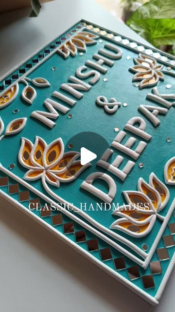 CLASSIC HANDMADES™ • Lippan art | Artworks | Home decor on Instagram: "DM to get your Nameplate customised
Shipping worldwide
Follow us @classic_handmades 

Nameplates, nameplate decor, lotus nameplate, artistic nameplate, lippan art nameplate, handicrafts, lippan art, wall decor, home decor, entrance decor, home entrance, custom nameplates, custom gifts, acrylic painting

#lippanart #homedecor #walldecor #wallhangings #painting #nameplatedesign #nameplate #nameplates #custommade #customnameplate #customgifts #customart #gifts #diwaligifts #homeentrance #entrancedecor" Lippan Art Design Ideas, Home Nameplate Design, Name Plates For Home Lippan Art, Name Plates For Home Indian, Lotus Lippan Art, Diy Name Plates For Door, Nameplates Design Ideas For Home, Lippan Art Name Plate, Lippan Art Design