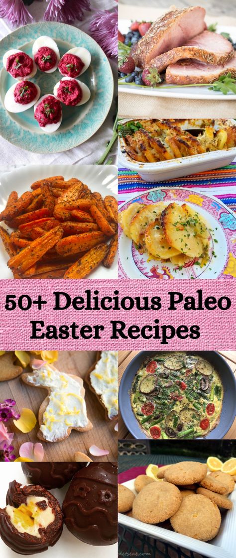 Paleo Easter Recipes, Paleo Easter, Scalloped Sweet Potatoes, Non Processed Foods, Lemon Cookies Easy, Primal Living, Sweet Potato Gratin, Honey Roasted Carrots, Easter Recipe