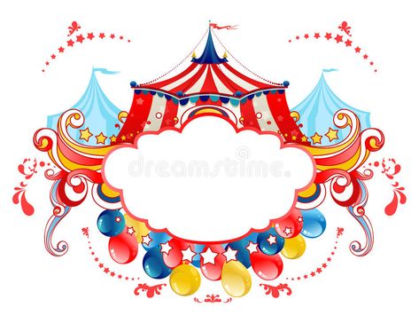 Vintage Party Theme, Circus Background, Theme Carnaval, Clown Party, Circus Theme Party, Circus Poster, Circus Tent, Carnival Birthday Parties, Brush Script