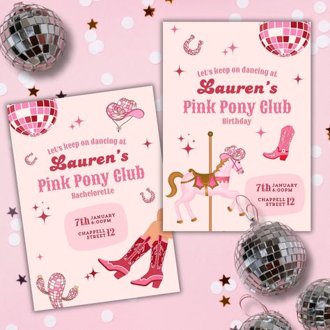 Pink Pony Club Birthday Party, Pink Pony Club Birthday, Pink Cowboy Disco Party, Chappell Roan Party Theme, Chappell Roan Birthday Party, Chappell Roan Birthday, Pink Pony Club Bachelorette, Chappell Roan Party, Pink Pony Club Party