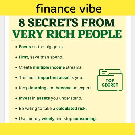 Secrets very rich people Finance Literacy, Calisthenics Workout Plan, Calisthenics Workout, Finance Investing, Wealth Creation, Rich People, Calisthenics, Fresh Start, Financial Literacy