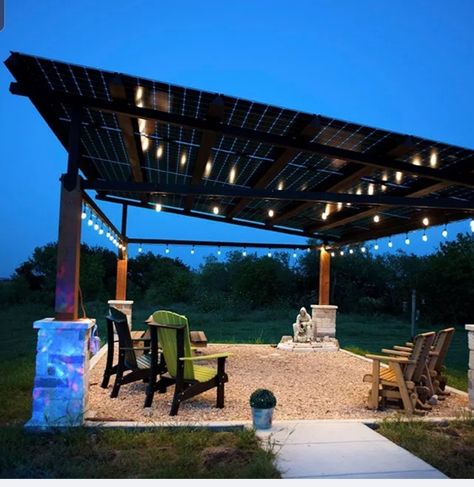 Pool Solar Panels, Solar Pergola, Arched Cabin, Covered Patio Design, Pergola Carport, Rooftop Design, Barn Style House Plans, Solar Design, Solar Power Panels