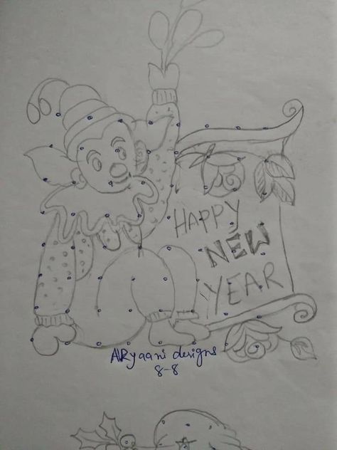 Happy New Year Muggulu, Happy New Year Rangoli, Dots Drawing, New Year Muggulu, Sankranthi Rangoli, 5 Month Baby, Rangoli Designs Videos, Indian Rangoli Designs, New Year Rangoli