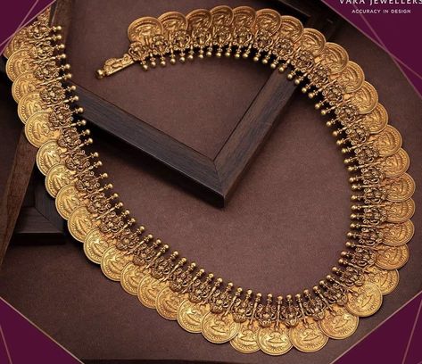 Kasina Sara Antique Long, Kaasulaperu Designs Gold Latest, Kasina Sara Antique, Kasumala Latest Designs Gold, Kasulaperu Latest Designs, Kaasu Mala, Kasula Peru, Kasu Mala, Haram Designs