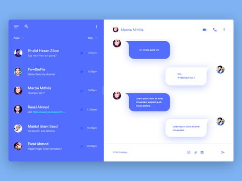 Chat Module Rebound - via @designhuntapp Chat Interface Design, Chat Web Design, Chat Box Design, Chat Ui Design, Chat Website, Web Components, Chatbot Design, Chat Design, Online Chatting