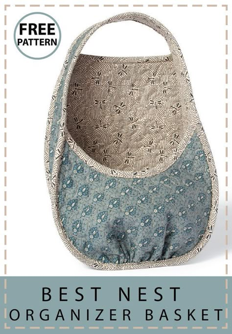 Today's Tutorial: The Best Nest Basket and Our November U-Pick Reveal Sew Bags, Úložný Box, Bags To Make, Beginner Sewing Projects Easy, Sew Ins, Leftover Fabric, Bags And Totes, Sewing Bags, Things To Sew