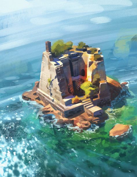 "Assorted Environment/Color Studies" by Kiel Whitaker Environment Painting, Location Inspiration, Landscape Concept, Fantasy Art Landscapes, Color Studies, Landscape Illustration, Environment Design, Environment Concept Art, Fantasy Inspiration