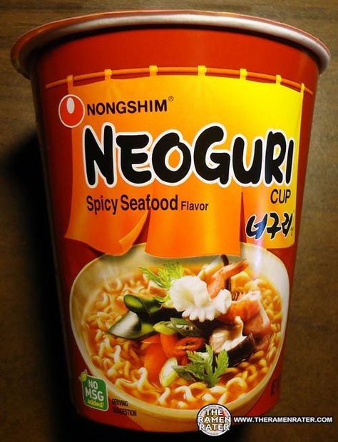 #907: Nongshim Neoguri Spicy Seafood Flavor Cup Neoguri Ramen, Seafood Udon, Thailand Restaurant, Spicy Seafood, Instant Ramen, Instant Noodle, Look Here, Food Packaging, I Don't Know