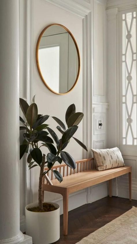 Target Inspired Home Decor, Clinton Hill, Colour Hallway, Transitional Home Decor, Entrance Modern, Small Living Room Decor, Hallway Ideas Entrance Interior Design, Narrow Hallway, Diy Home Decor Bedroom