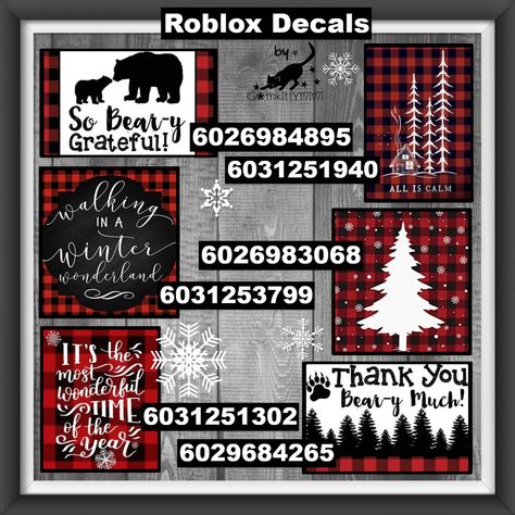 Bloxburg Christmas Decals, Club Roblox Image Id Codes, Roblox Image Id Codes, Roblox Christmas, Bloxburg Christmas, Coffee Decal, Roblox Decals, Pic Code, Roblox Image Ids