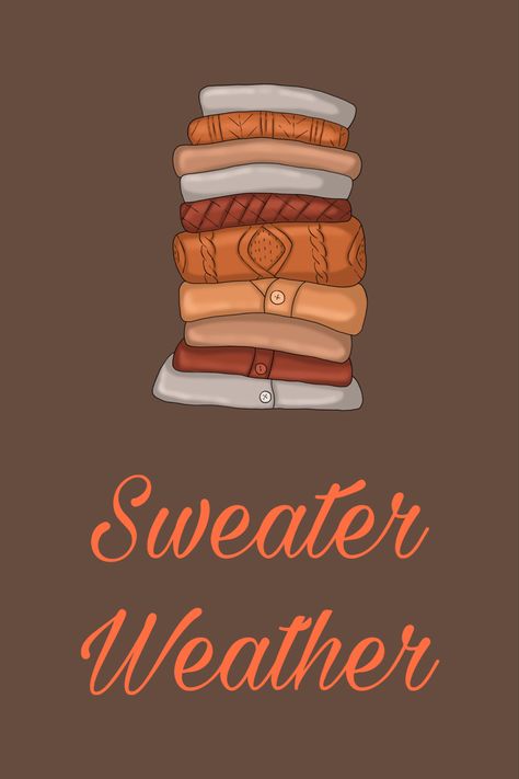 Fall Wallpaper Sweater Weather, Wallpaper Sweater Weather, Knit Sweater Wallpaper, Autumn Fall Wallpaper, Sweater Wallpaper, Fall Posters, Weather Wallpaper, Fall Wallpapers, Thanksgiving Nail Designs