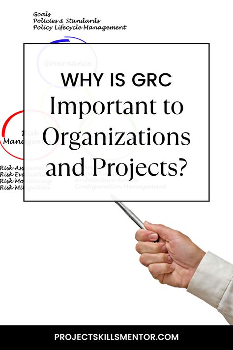 Why is GRC Important to Organizations and Projects? Regulatory Compliance, Project Management Tools, Risk Management, Project Management, Decision Making, Understanding Yourself, Meant To Be, Career, How To Plan