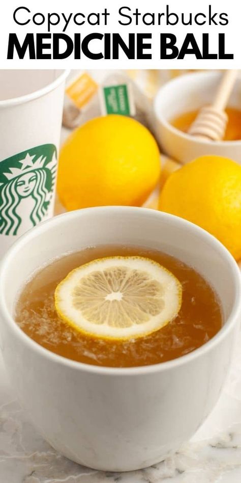 Starbucks Cold Buster Tea Recipe, Hot Tea For Colds Remedies, Cold Buster Tea Recipe, Cold Buster Drink, Starbucks Hot Recipes, Starbucks Sick Tea, Cold Buster Soup, Best Tea For Colds, Cold Remedy Tea