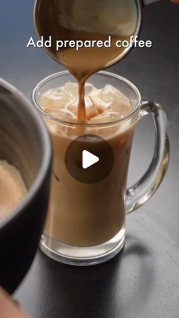 Spoons of Dilli on Instagram: "•WORLD’S BEST COLD COFFEE•😍
This is hands down “The Best” Cold Coffee you can make at your home that too in no time! This tastes so so Good🤤

Ingredients used are-
In a bowl-
Condensed milk- 5-6 Tbsp
Any Coffee- 2 Tbsp
Hot boiling water- Around 300 ml
Mix it.

Now, whenever you want to have a glass of cold coffee-
In a glass, add-
Condensed milk- 2 Tbsp
Prepared coffee- 3/4th cup
Froth this!
Add a lot of ice cubes
Again add prepared coffee- Around 1 cup
Top it with vanilla ice cream and chocolate syrup
(Optional)

#coldcoffee #coffee #coffeelover #coldcoffeelover #coldcoffeerecipe #coffeerecipes #coffeerecipe #reelitfeelit #recipereels #easyrecipes #quickrecipes #uniquerecipe #food #foodie #foodporn #foodies #foodreels #delhi #delhifood #delhifoodbloggers # Coffee Concoctions, Cold Coffee Recipes, Cold Coffee, Chocolate Syrup, Boiling Water, Vanilla Ice, Unique Recipes, Ice Cubes, Condensed Milk