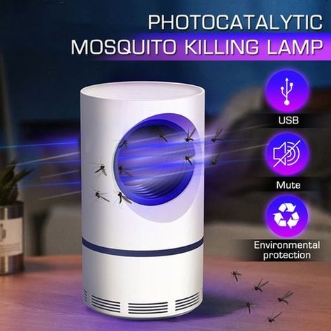 Photocatalyst Mosquito Killer Lamp Bug Insect Trap USB Charger UV Light Killing Lamp Fly Repeller... Shop Online at Photocatalyst Mosquito Killer Lamp Bug Insect Trap USB Charger UV Light Killing Lamp Fly Repeller . . #mosquitokiller #mosquito #onlineshop #onlineshopping #trending #trendblazer #homeaccessories #homegadgets #trendblaze Mosquito Killer Lamp, Mosquito Killer, Usb Charger, Uv Light, Environmental Protection, Bugs, Led, Bugs And Insects