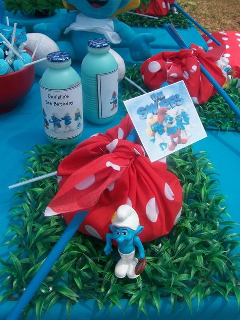 Smurfs Party Pack - By www.supakids.co.za Smurfs Party Decorations, Smurfs Birthday Party, Smurf Birthday, Smurfs Birthday, Smurfs Party, Girl Bday Party, The Smurfs, Sippy Cups