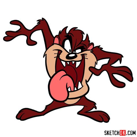 Taz Drawing, Tasmanian Devil Drawing, Taz Quotes, Tasmanian Devil Tattoo, Tazmania Devil, Taz Cartoon, Devil Drawing, Tasmanian Devil Cartoon, Devil Cartoon