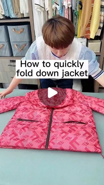 The Folding Hacks on Instagram: "Transform your space with smart storage solutions. Link in bio @thefoldinghacks 🧺🥰! Way to fold down jacket😺#foldingclothes #unitedstates #fold #fypシ" Folding Hacks, How To Fold, Napkin Folding, Folding Clothes, Smart Storage, Packing Tips For Travel, Clothing Hacks, Home Maintenance, Travel Packing