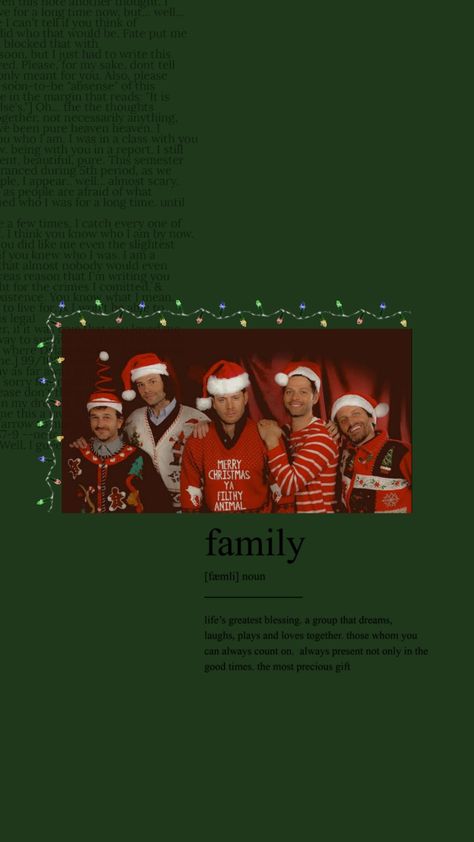 Supernatural Christmas Wallpaper, Christmas Supernatural, Supernatural Christmas, Supernatural Wallpaper, Merry Christmas Ya Filthy Animal, Ya Filthy Animal, Christmas Wallpaper, Supernatural, Merry Christmas