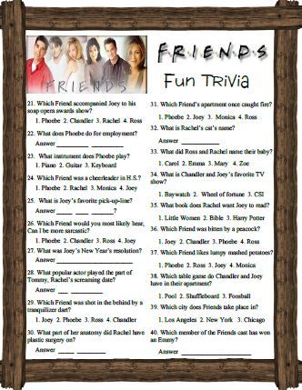 Friends Trivia Questions and Answers Trivia Questions For Kids, Movie Trivia Questions, Friends Trivia, Friend Quiz, Romantic Questions, Friendsgiving Party, Interactive Board, Trivia Questions And Answers, Fun Trivia