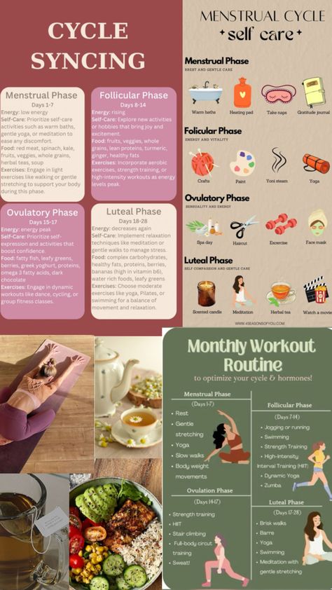 Woman good is beautiful yet complex. A visual guide to understanding the period cycle #period #period #Routine #cycle #syncing #womanhood #healthy #habits Healthy Periods Vision Board, Period Routine, Cycle Period, Period Cycle, Healthy Period, Cycle Syncing, Light Exercise, Gentle Yoga, Lifestyle Motivation