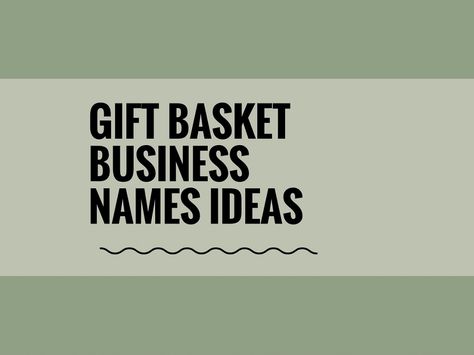 While your business may be extremely professional and important, choosing a creative company name can attract more attention.A Creative name is the most important thing of marketing. Check here creative, best Gift basket Company names ideas for your inspiration. Online Gift Shop Name Ideas, Gift Box Name Ideas, Gift Box Business Name Ideas, Gift Business Name Ideas, Gift Basket Business Ideas, Gift Shop Names Ideas, Gift Box Business Ideas, Gift Shop Names, Cute Business Names