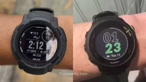 Garmin Instinct 2 vs Forerunner 55 Garmin Forerunner 55, Garmin Instinct, Fitness Tracking, Garmin Forerunner, Track Workout, Power Pack, Heavy Lifting, Wearable Technology, Side By Side