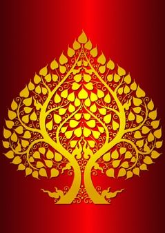 Thai Vectors, Photos and PSD files | Free Download Bodhi Tree Art, Praying Room, Office Painting, Lucky Wallpaper, Lucky Leaf, Office Paint, Photos Background, Bodhi Tree, Laser Cut Wood Crafts