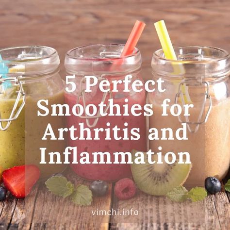 Why should you care about smoothies for arthritis and inflammation? Let’s find out here. But first, make sure to read the data about arthritis. Antiflammatory Smoothie, Smoothies For Inflammation And Pain, Anti Inflamation Drinks, Smoothies For Inflammation, Anti Inflammation Smoothie, Antioxidant Recipes, Aid Diet, Inflammation Juice, Inflammation Smoothie