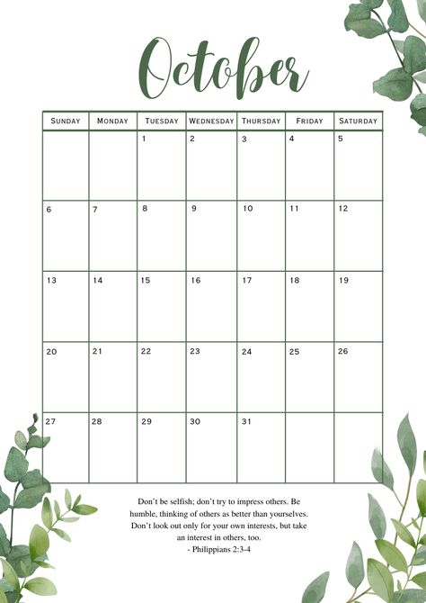 Green Monthly Planner, October Monthly Planner, Meeting Notes Printable, Printable Calender, Calender Printables, October Planner, Timetable Template, Notes Printable, Study Planner Printable